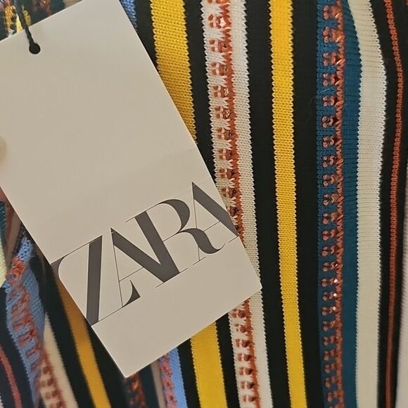Zara Blogger Favorite Striped Romper Size‎ Small,NWT - Picture 6 of 7